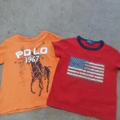 Polo Tシャツセット（オレンジ・赤）のサムネイル