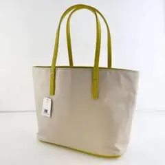 新品 URBAN RESEARCH トートバッグ 黄 白 おしゃれ 軽量 4