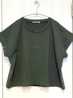 美品★Acne Studios★ロゴプリントTシャツ　グリーンのサムネイル