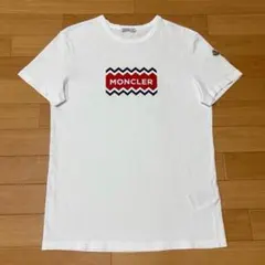 〔美品〕モンクレール　ワッペン　S ホワイト　Tシャツ　国内正規品 5S432のサムネイル