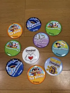 ディズニー缶バッジ 10個セット