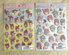 【新品】サンリオ ペタペタシール キキララ&マイメロディ＋ぷくっとシール クロミ
