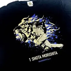 値下げ中。阪神タイガース　森下翔太選手　シルエットTシャツ　Lのサムネイル