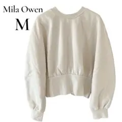 美品✨Mila Owen ミラオーウェン ドルマンスリーブスウェットトップス M