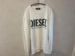 DIESEL ホワイト スウェット トレーナー