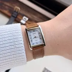 ビンテージ SEIKO 5E21-5C10 ローマン文字盤 タンク 1986年製 - メルカリ