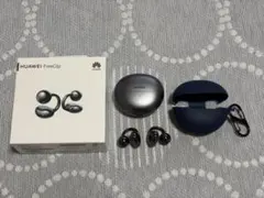 HUAWEI FreeClip Black オープンイヤーイヤフォン ケース付