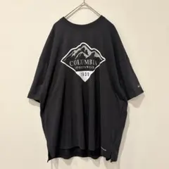 コロンビア ロゴ Tシャツ 半袖 黒 ブラック　L OMNI-FREEZE