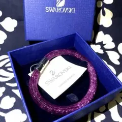 SWAROVSKI スワロフスキー ブレスレット パープル - メルカリ