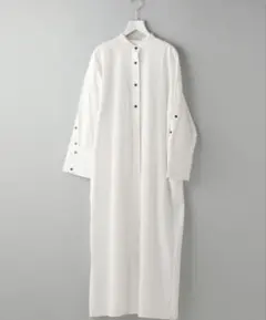 e\rmボタンスリーブシャツワンピースタグ付き