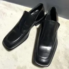 ❤️極美品❤️GUCCI グッチ ヴァンプローファー スクエアトゥ ヒール 黒