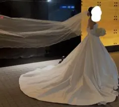 タカミブライダル　3mロングベール（バックル付き）