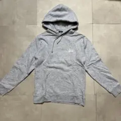 【美品】STUSSY パーカー グレー ピンク　ロゴ プルオーバー 人気 Sのサムネイル