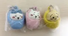 ちいかわおくるみマスコットチャーム ハチワレ　ちいかわ　うさぎ　3点
