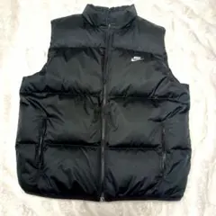 【美品】NIKE ダウンベスト　ブラック　黒　XL