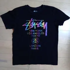 stussy レインボー　tシャツ　Lサイズ