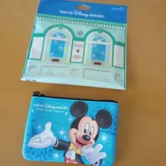 東京ディズニーリゾート　ランダム チケット柄　ポーチ　ミッキー　値下げ