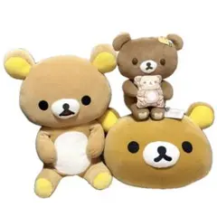 非売品】リラックマ ぬいぐるみ XL 3点セット 2014年 - メルカリ