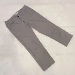 『ファミリア』 (M) 千鳥格子柄カプリパンツ サブリナ カジュアル ストレッチ