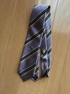 バーバリーブラックレーベル　ネクタイ　レジメンタル