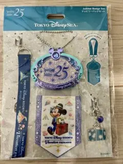 東京ディズニーシー 25周年 ジュビリーバッジセット　バケーションパッケージのサムネイル