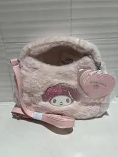 本日限定販売 サンリオ チャーム付き2WAYボアバッグ マイメロディ