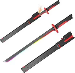 サイバーパンク LED 赤刀 発光　ハロウィン　80センチ サイバーパンク LED 赤刀 発光 ハロウィン 80センチ - メルカリ