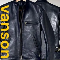VANSON バンソン シングルライダース レザージャケット TYPE B 34