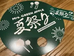 ミセス 夏祭り うちわ ステッカー