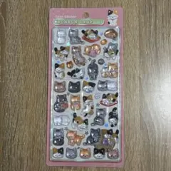ボンボンドロップシール 和柄 ねこ ボンドロ
