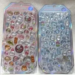 クーリア ボンボンドロップシール sherbet シマエナガ　水色　うさぎ