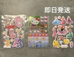 新品　ディズニー　サンリオ　おすそ分けシール　3枚セット