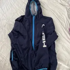 HEADネイビーフード付きジャケット