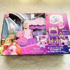 ディズニープリンセス ピンクのおしろ ～ばしゃがおしろに 美品 ステッカー欠品