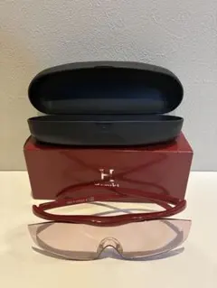 Hazuki ハズキルーペ 1.6倍 レッド 本体 ケース付き 상태좋음 ‼︎