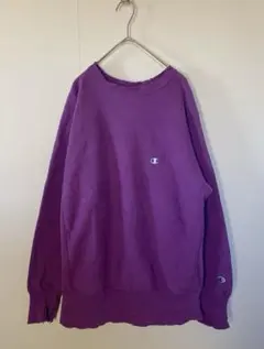 90s champion reverse weave ロゴスウェット　目付き