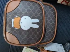 ミッフィー ショルダーバッグ ブラウン