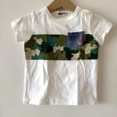 ホットビスケッツ　迷彩柄 Tシャツ サイズ80