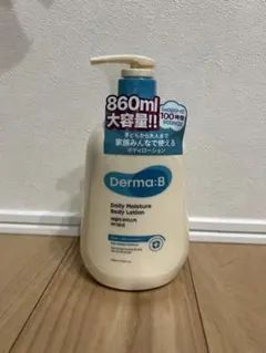 Derma:B デイリーモイスチャーボディローション 860mlのサムネイル
