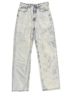 H&M ハイウエスト ストレートデニム