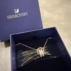スワロフスキー ネックレス ゴールド