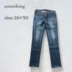 サムシング　スキニージーンズ　デニム　ジーパン　スリム　レディース　カジュアル