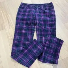 【週末限定値下げ値下げ】UNIQLO ユニクロ レディース チェック柄 パンツ