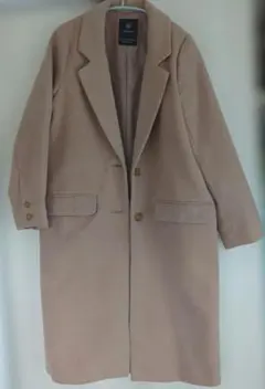 w closet ベージュ ロングコート
