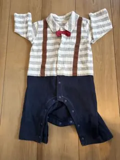 サスペンダー付き風ロンパース 70サイズ