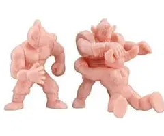 キンケシ25 ペールオレンジ２種セット 新品未使用 キン肉マン消しゴム ガチャ