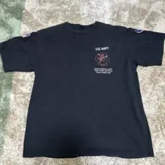 AVIREX U.S. NAVY ブラック Tシャツ
