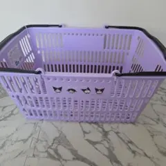 土日限定！お買い得！クロミちゃん ラベンダー買い物かご 中型