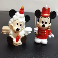ミッキーマウス ソフビパペットマスコット　キャンドル&マーチング