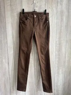 GU スキニージーンズ　茶色